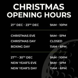 'Tis the season, our festive opening times are as follows...

#sidcup #golf #drivingrange #christmas