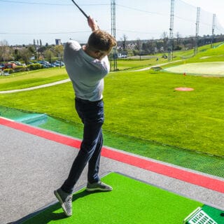 Get on the range this weekend for some practice before the season starts back up!

#golf #drivingrange #toptracer