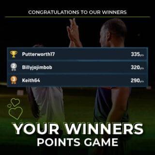 Congratulations to our winners of the Valentine's points game competition!
To claim your prizes, please DM us ⛳

Thank you to everyone who participated! 
We hope you enjoyed the competition😄

#sidcup #golf #drivingrange #competition #toptracer